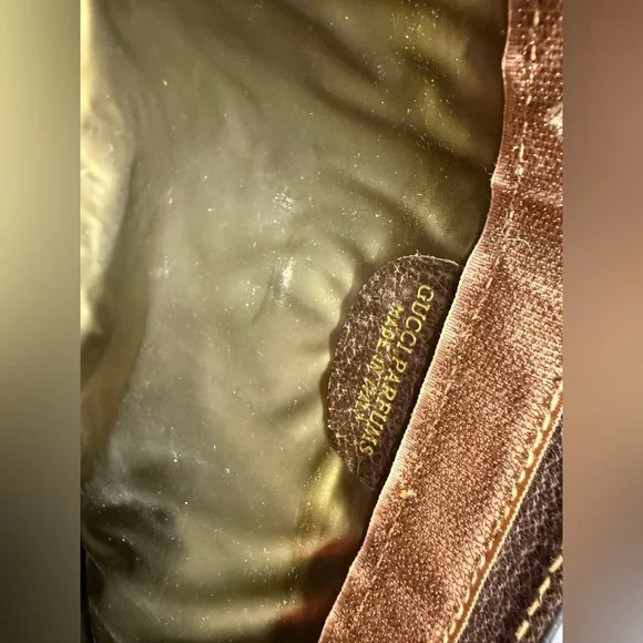 GUCCI- Brown Sherryline Monogram Coated Canvas Clutch - Picture 7 of 7